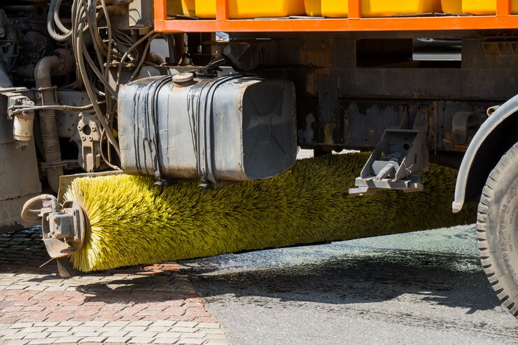 diesel road sweeper
