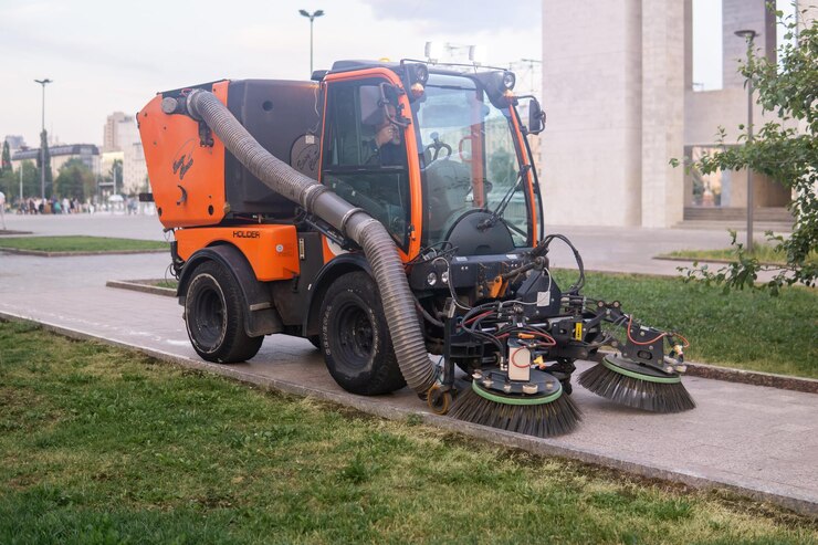electric road sweeper
