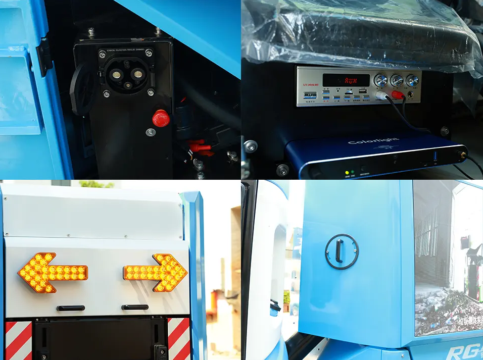 multimedia electric road sweeper