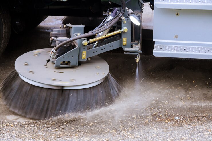 road cleaning machine