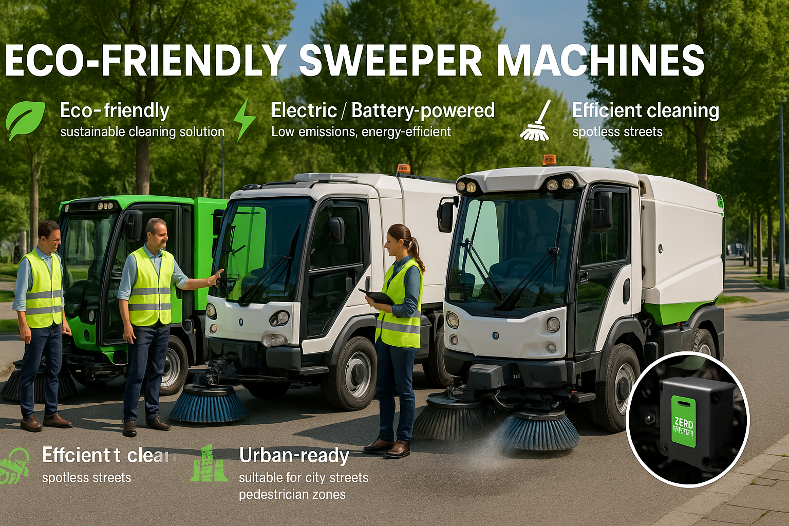 Eco-Friendly Sweeper Machines