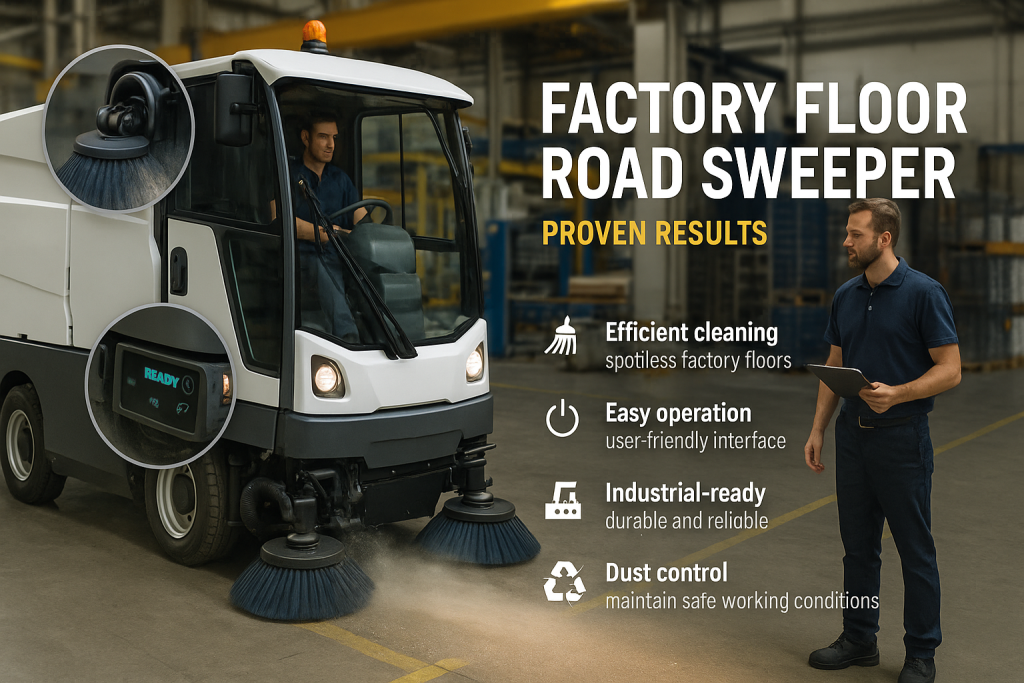 Factory Floor Road Sweeper