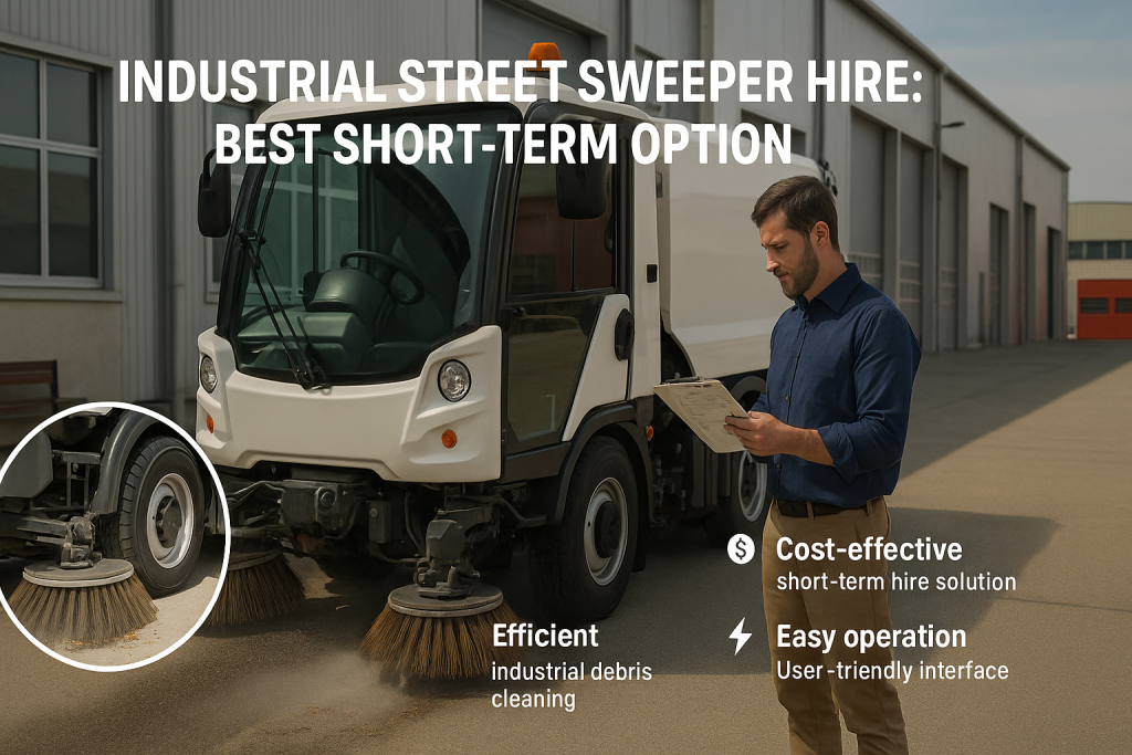 industrial street sweeper hire