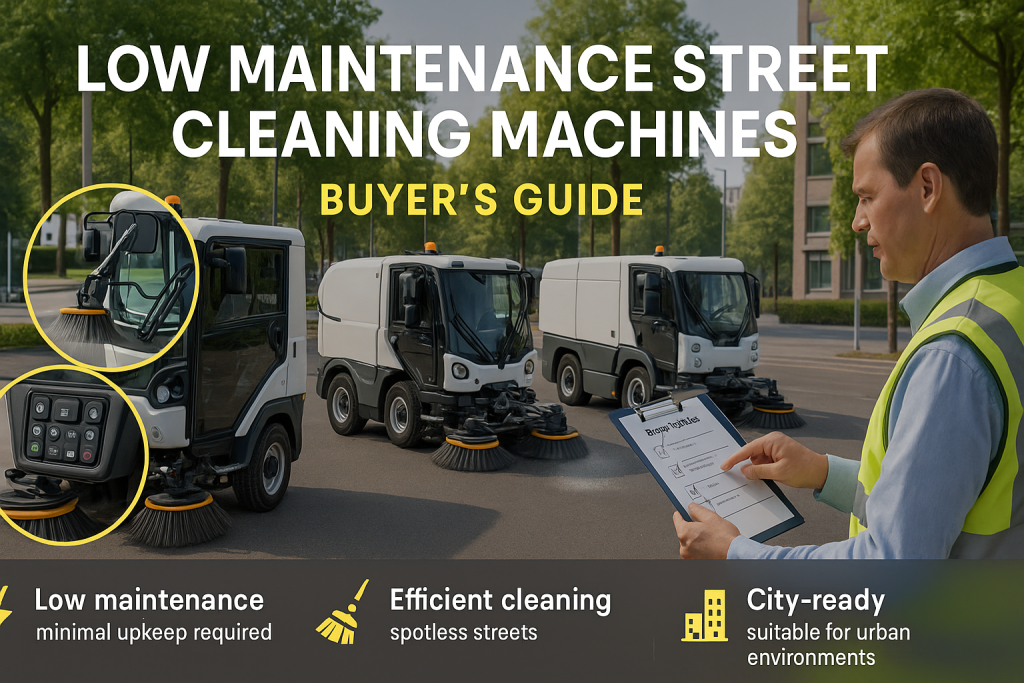 Low Maintenance Street Cleaning Machines