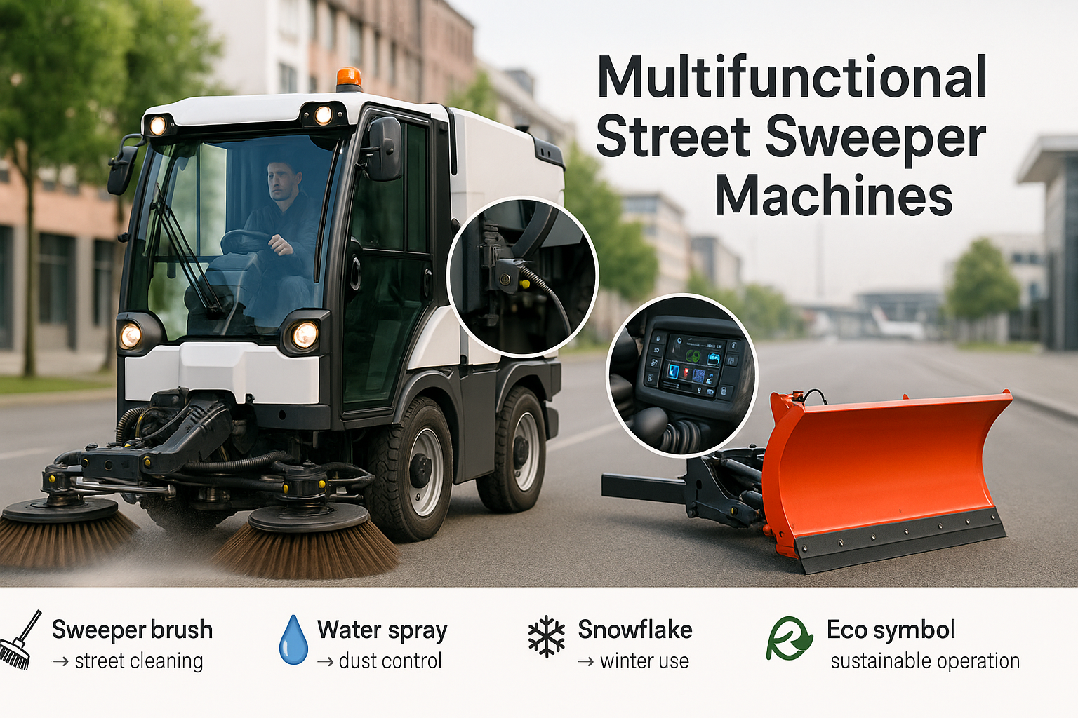 Multifunctional Street Sweeper Machine