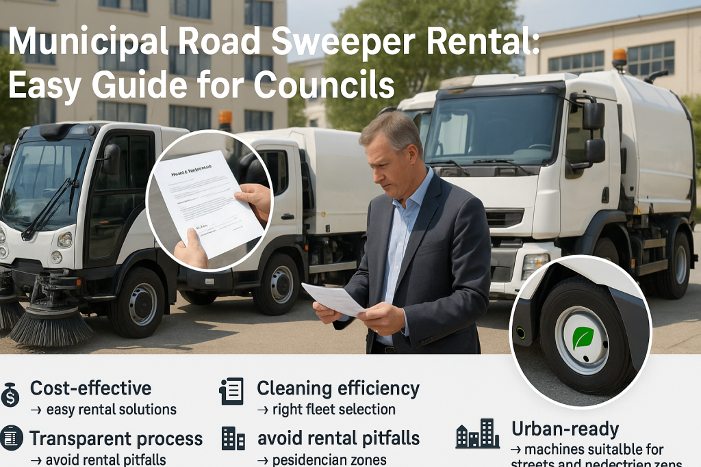 municipal road sweeper rental