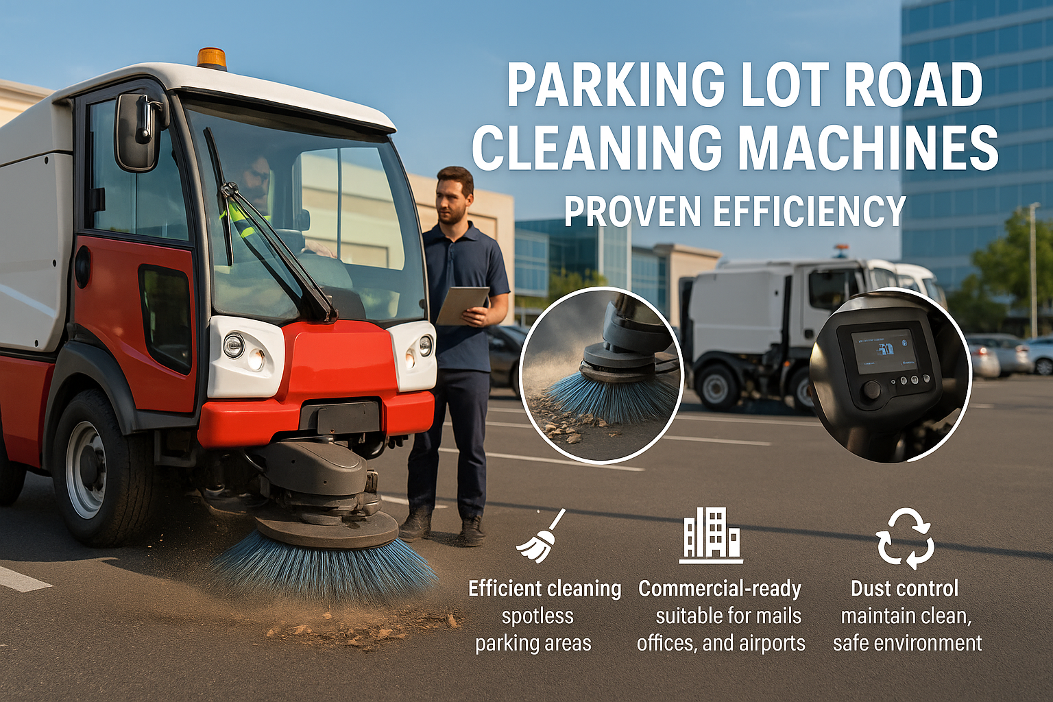 Parking Lot Road Cleaning Machine