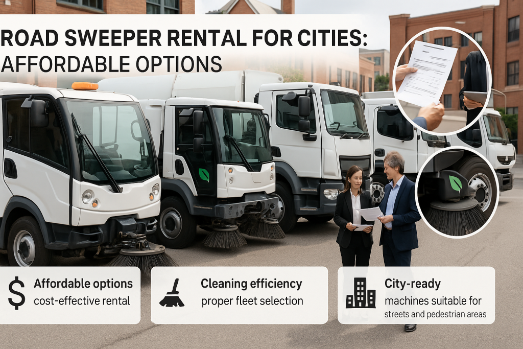 Road Sweeper Rental for Cities