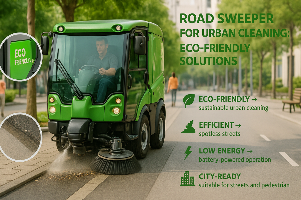 road sweeper for urban cleaning